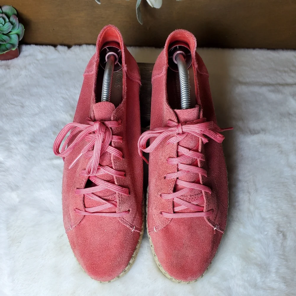 TOMS Lena Suede Espadrilles Women's Size 9